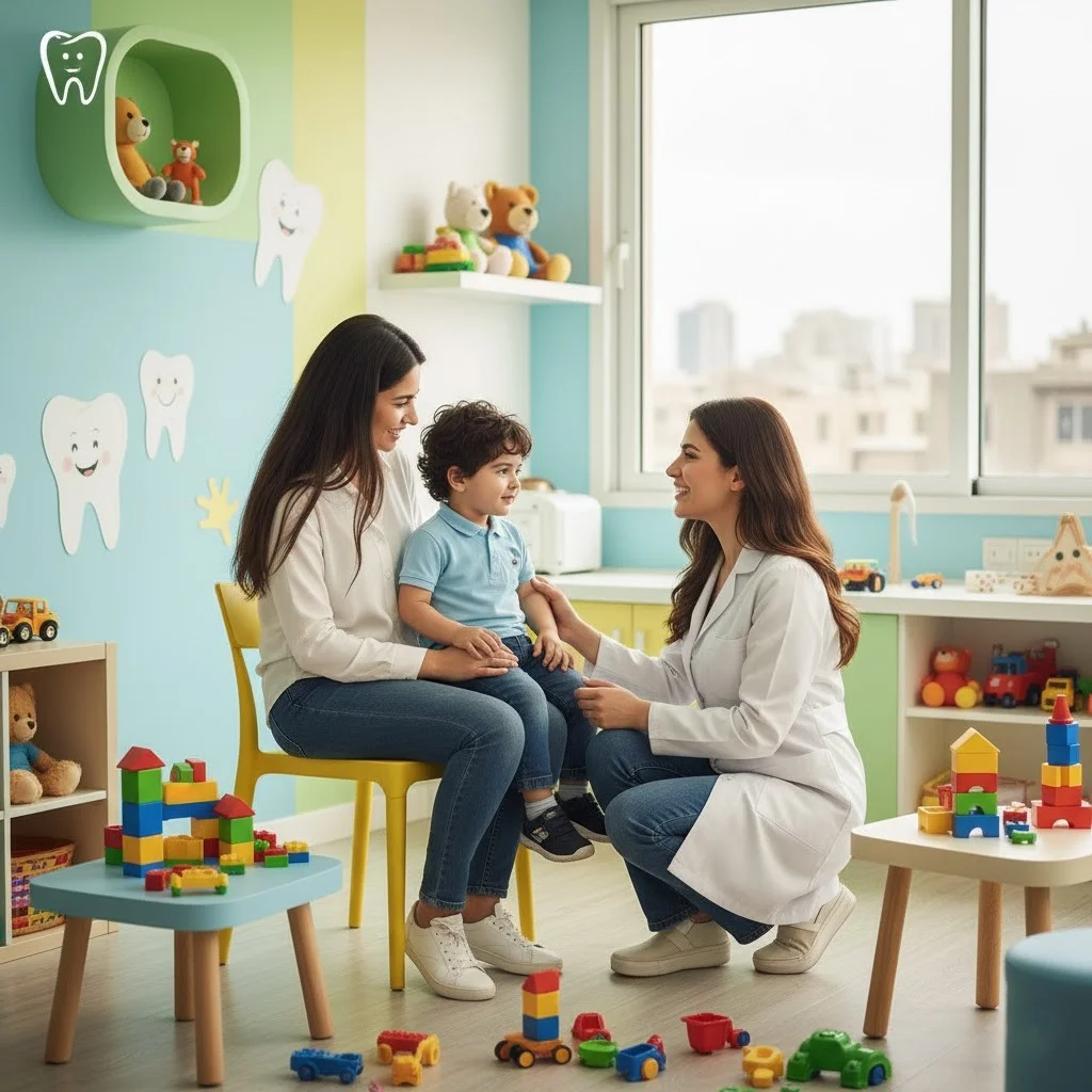 چگونه کودک را برای اولین مراجعه به دندانپزشکی آماده کنیم؟ راهنمای جامع والدین در تهران